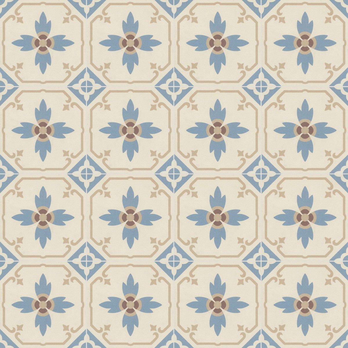 Authentic Pattern Porcelain Fifteen Paula-Tiles-Delforno