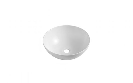 Veronique White Countertop Washbasin