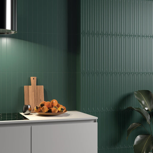 Architectural Format Hopp Laurel Green Matt 5x40-Tiles-Delforno