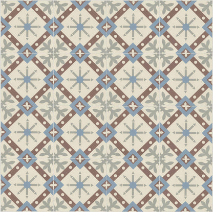 Authentic Pattern Porcelain Fifteen Charles-Tiles-Delforno