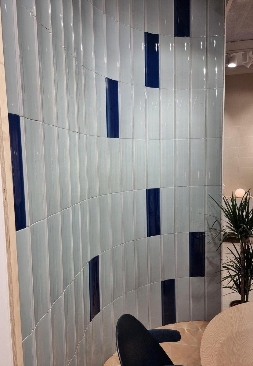 Bow Tile Design Bow Sky Ceramic Tile 15x45cm | Design Collection | Gloss Finish – Delforno