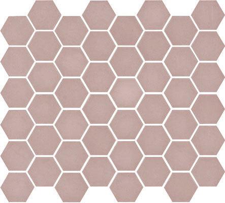 Mosaic Collection Hex Matt Pink-Mosaic-Delforno