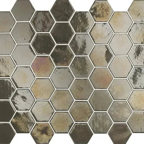 Mosaic Collection Hex Taupe-Mosaic-Delforno