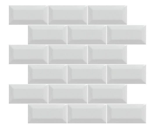 Mosaic Collection Micro Metro White Gloss-Mosaic-Delforno