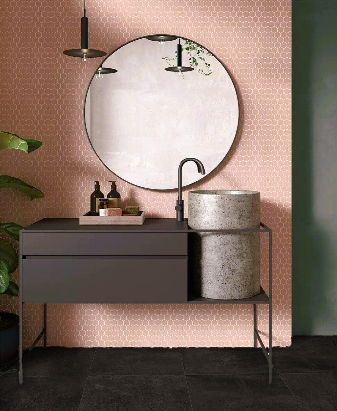 Mosaic Collection Pink Hex-Mosaic-Delforno