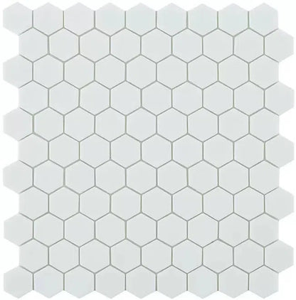 Mosaic Collection White Hex-Mosaic-Delforno