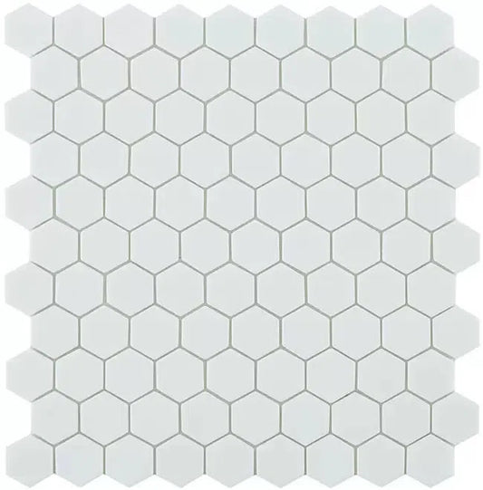 Mosaic Collection White Hex-Mosaic-Delforno