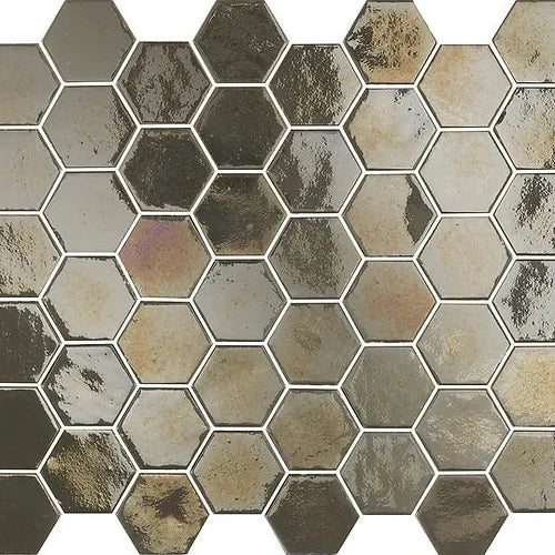 Mosaic Collection Hex Taupe