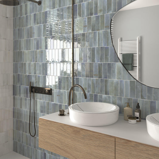 Small Format Hanoi Sky Blue 6.5x20-Tiles-Delforno