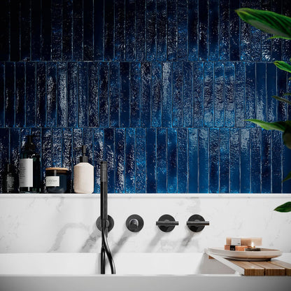 Small Format Indigo Craquelle-Tiles-Delforno