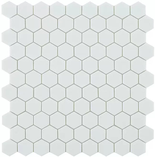 Mosaic Collection White Hex