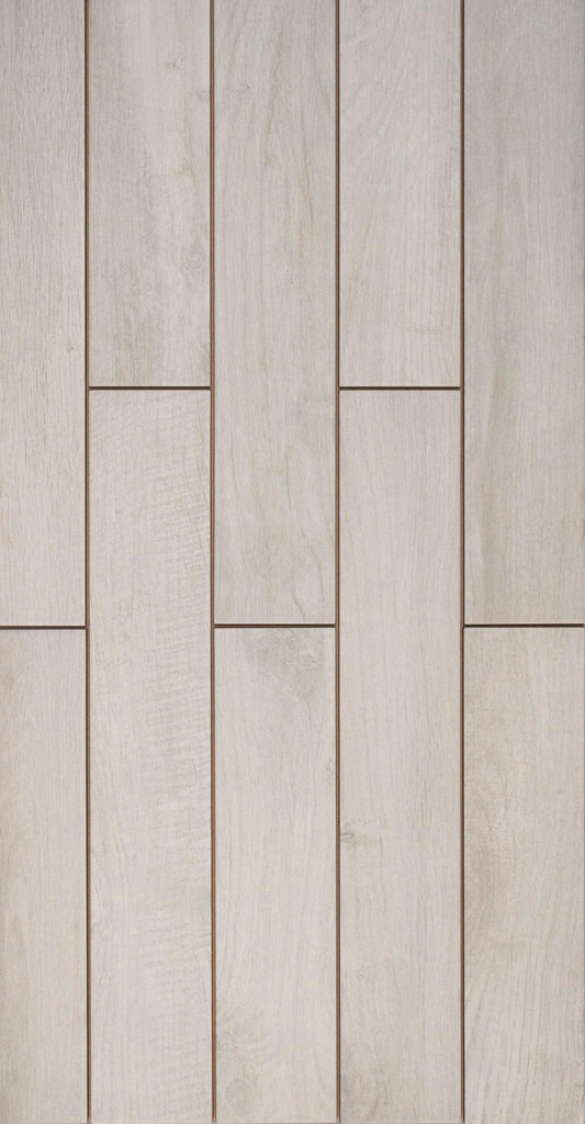 Woodlands 50 Blanco Wood Effect Tile 10 x 60-Delforno